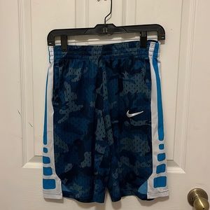 Nike Blue and White Running Shorts